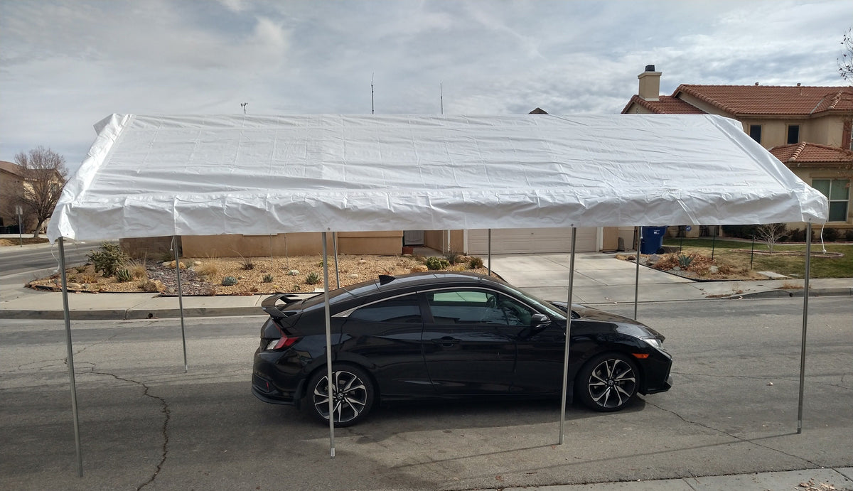 14x40 Heavy Duty Canopy With Valance Top (Free Shipping) 14 LEGS