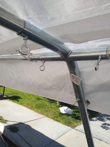 14x40 Heavy Duty Canopy With Valance Top  (Free Shipping) 14 LEGS