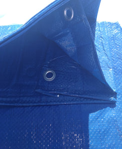 30x60 Economy Duty blue poly tarp