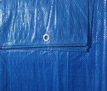 Load image into Gallery viewer, 40x60 blue Economy Duty blue poly tarp