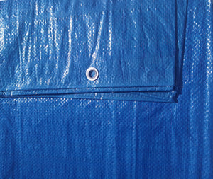 50x50 blue Economy Duty blue poly tarp (FREE SHIPPING)