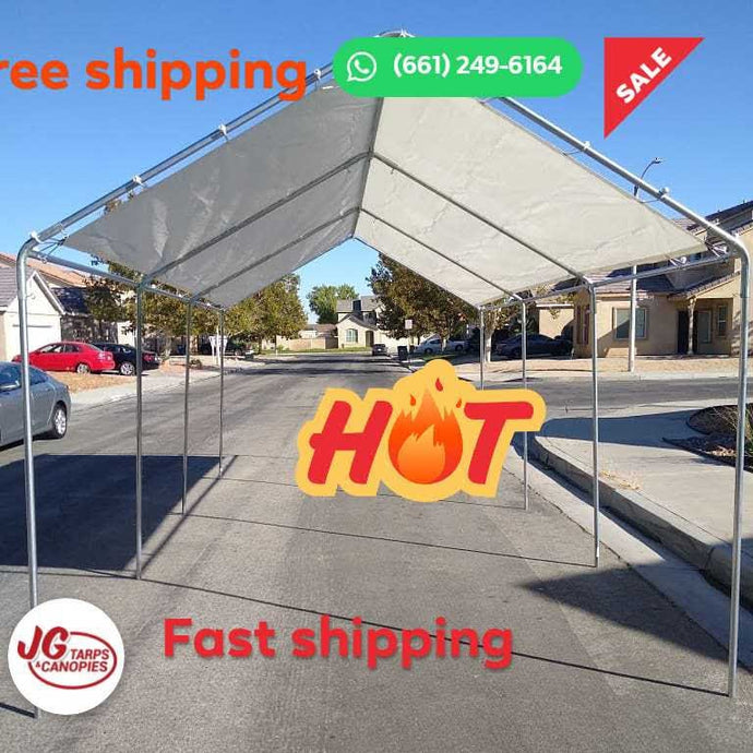 12X16 Heavy Duty Canopy With Standar Top (Free Shipping)6 legs