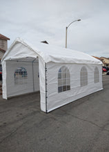 Load image into Gallery viewer, 12X20 Heavy Duty Enclosed Canopy With Windows (free shipping)