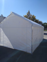 Load image into Gallery viewer, 10x30 Heavy Duty Enclosed Canopy (free shipping)  10 LEGS