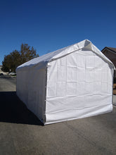 Load image into Gallery viewer, 10x30 Heavy Duty Enclosed Canopy (free shipping)  10 LEGS
