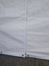 Load image into Gallery viewer, 10&#39; peak End Front Wall for canopy white or beige with 2  zipper   1 pc