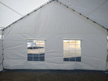 Load image into Gallery viewer, 20 FT wide Peak End Back With Windows (SUPER SPECIAL)  for Canopy (FITS A 18&#39; WIDE CANOPY) 1 pc
