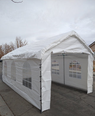 5 Pc Combo Tarps With Side Walls Windows 12x30 Fits a 10x30 Frame Free Shipping (no Frame)