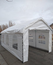 Load image into Gallery viewer, 18X30 Heavy Duty Enclosed Canopy With Window (free shipping)