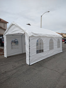 10X20 Heavy Duty Enclosed canopy With Windows (free shipping)