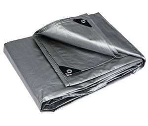 30X100 Heavy Duty Silver poly Tarp Free Shipping